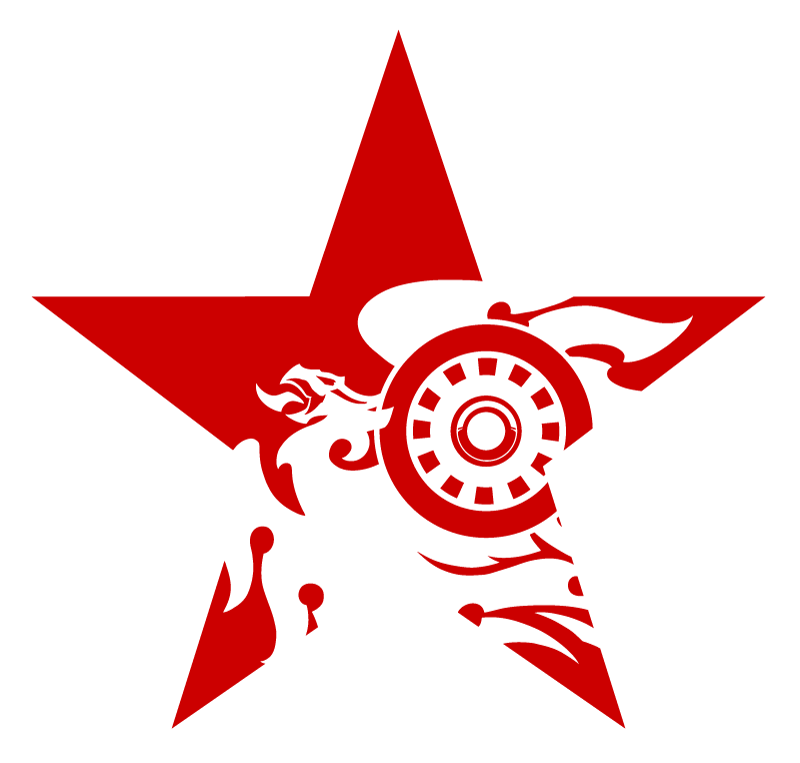 Resurrection Roller Derby Star Logo